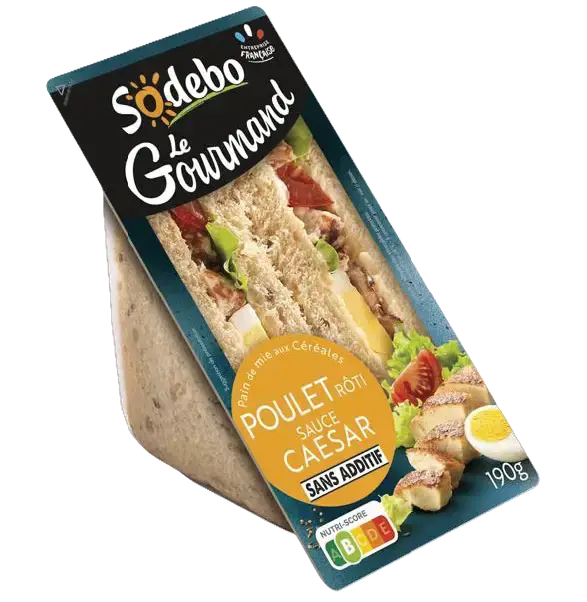 Sandwich Sodebo en distributeur automatique