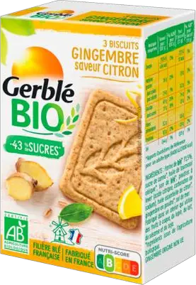 Gerblé Biscuit Citron Gingembre