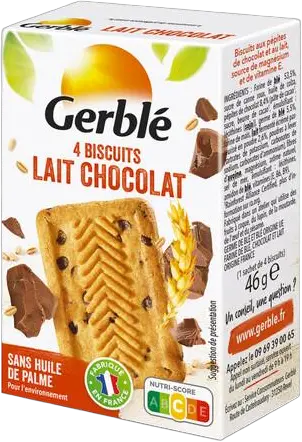 Gerblé Biscuit Lait Chocolat