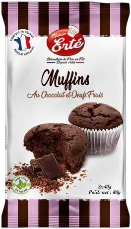 Erté Muffins chocolat