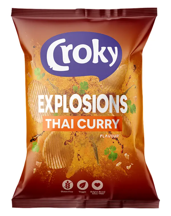 Chips Croky Explosions curry thaï